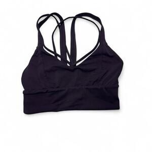 Lululemon Pushing Limits Bra *Light Color Cyber like a Plum Purple Color Size 2